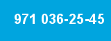 971 036-25-45 971 036-25-45